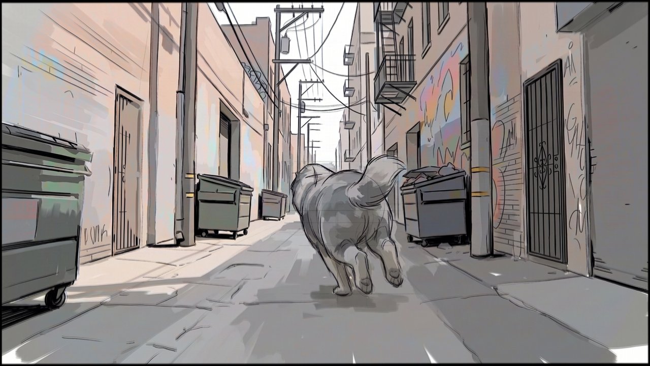 Music Video - Narrative - storyboard frame 8 by Dakota Warren